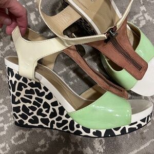 Geox wedges tricolour